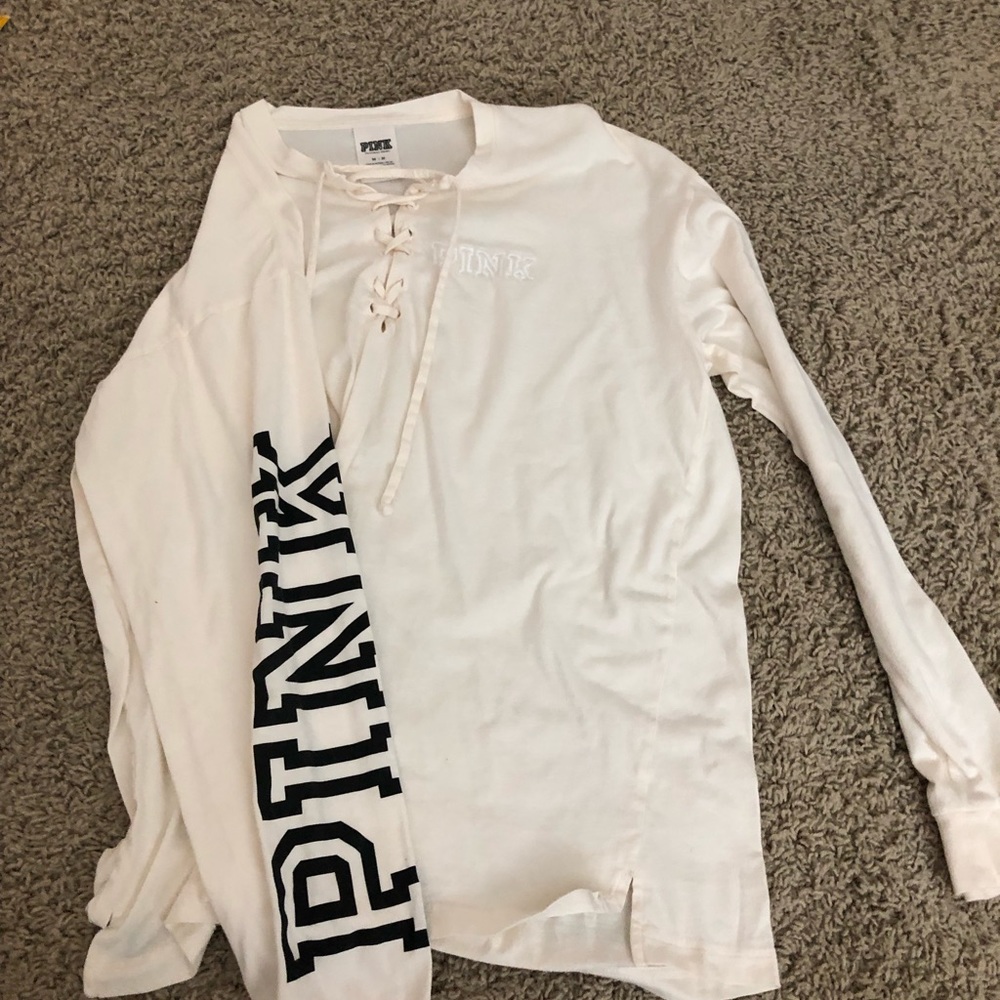Long sleeve tie up chest